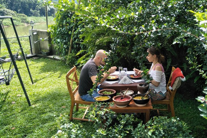 Real Authentic lunch experience with breath taking view of Mahaweli River